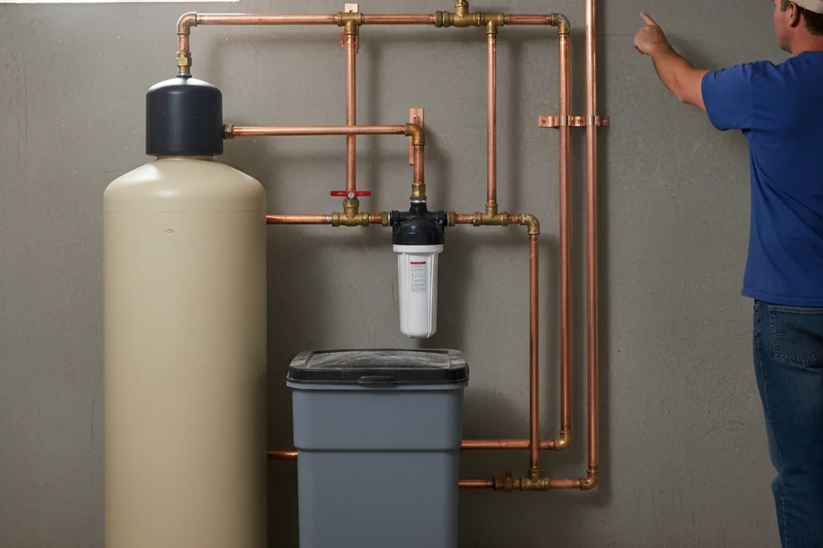 Whole-house water treatment system installed in Farmington